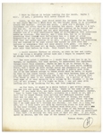 Hunter Thompson 4pp. Letter Signed -- ''you'll have to pardon me for not having the faintest idea what the fuck a trump card is'' & ''a man must literally squeeze his own balls to write a good book''